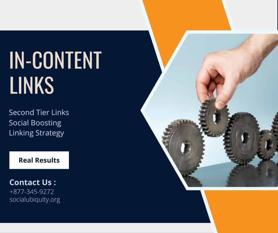 In-content link building SEO strategy.