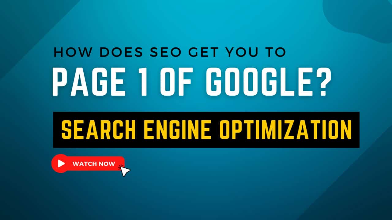 How does SEO get you to page 1 of Google?